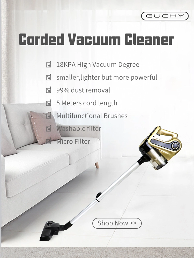 Hot Factory 18000PA 2in1stick Wired vacuum Portable Corded Handheld Vacuum Cleaner for Home